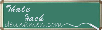Thale Hack Visitenkarte